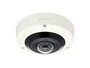 Hanwha Cámara IP Fisheye Wisenet X 6MP AI Antivandálica IK10 IP66 1.6mm IR15 WDR H.265 PoE para Exterior