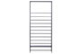 DKD Home Decor Botellero Loft, Metal, Negro, 16 x 180 x 75 cm, 11 Estantes