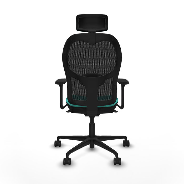 PIQUERAS Y CRESPO Silla de oficina Jorquera con mecanismo Sincro, Turquesa y Negro PIQUERAS Y CRESPO Silla de oficina Jorquera con mecanismo Sincro, Turquesa y Negro