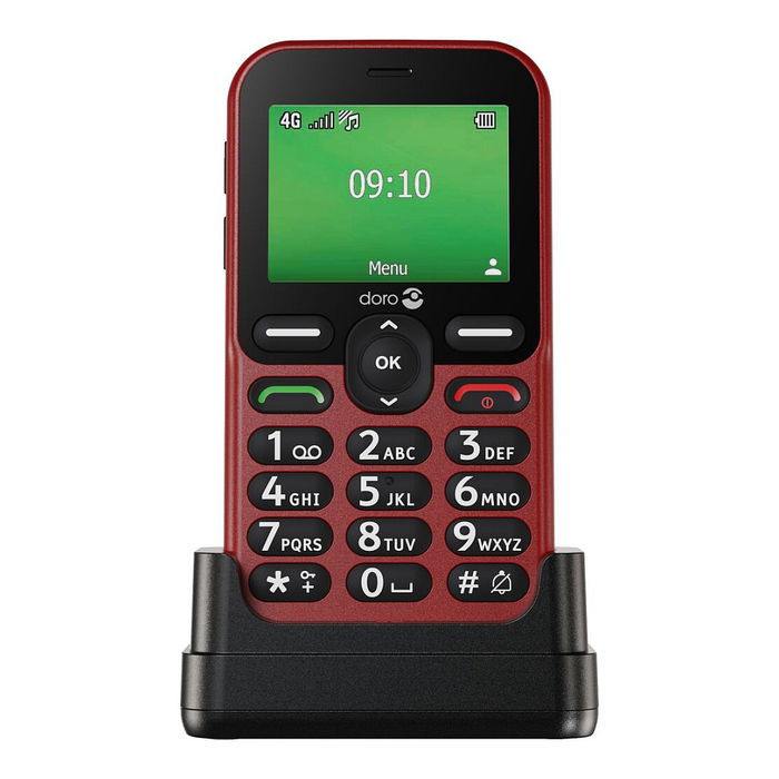 Doro Leva E10 LTE Teléfono para Mayores 4G (Rojo) Doro Leva E10 LTE Teléfono para Mayores 4G (Rojo)