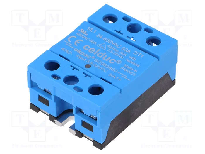 CELDUC Relé de semiconductor SO9 60A 24-600VAC CELDUC Relé de semiconductor SO9 60A 24-600VAC