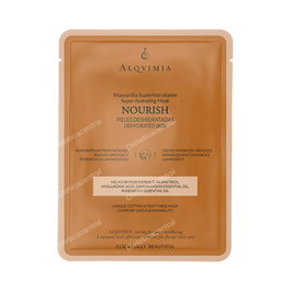 ALQVIMIA Mascarilla Facial Eb Nourish 1Ud. para Pieles Secas con Sérum Hidratante y Aceites Esenciales