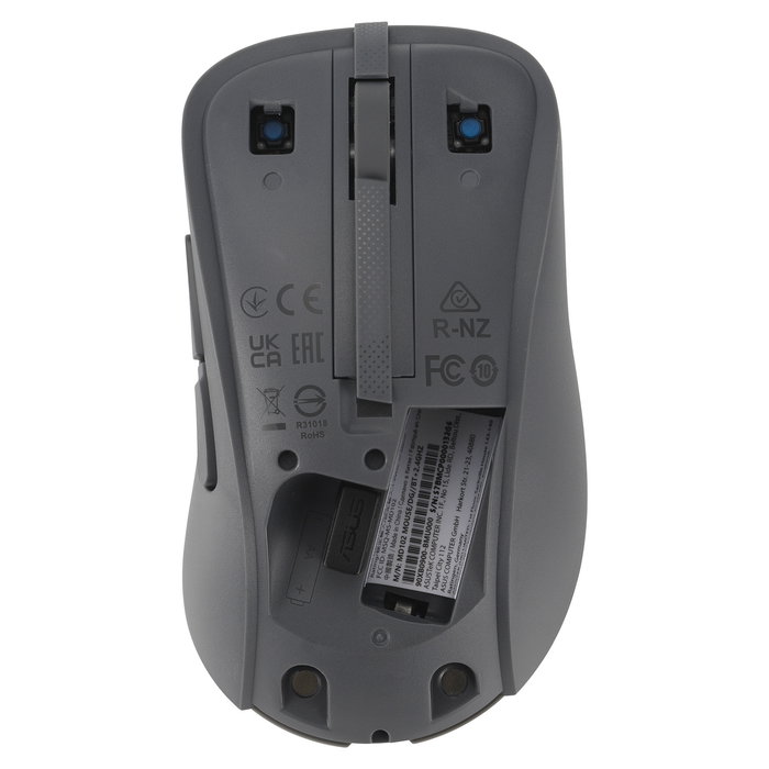 ASUS MD102 Ratón Inalámbrico Óptico Bluetooth 1600 DPI Gris