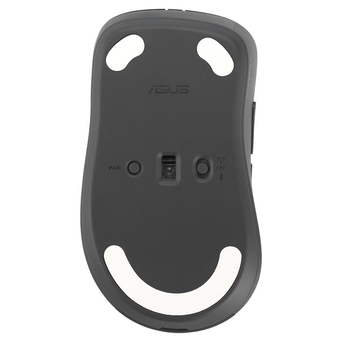 ASUS MD102 Ratón Inalámbrico Óptico Bluetooth 1600 DPI Gris