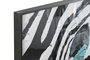 DKD Home Decor Cuadro Cebras Porcelánico Negro y Multicolor
