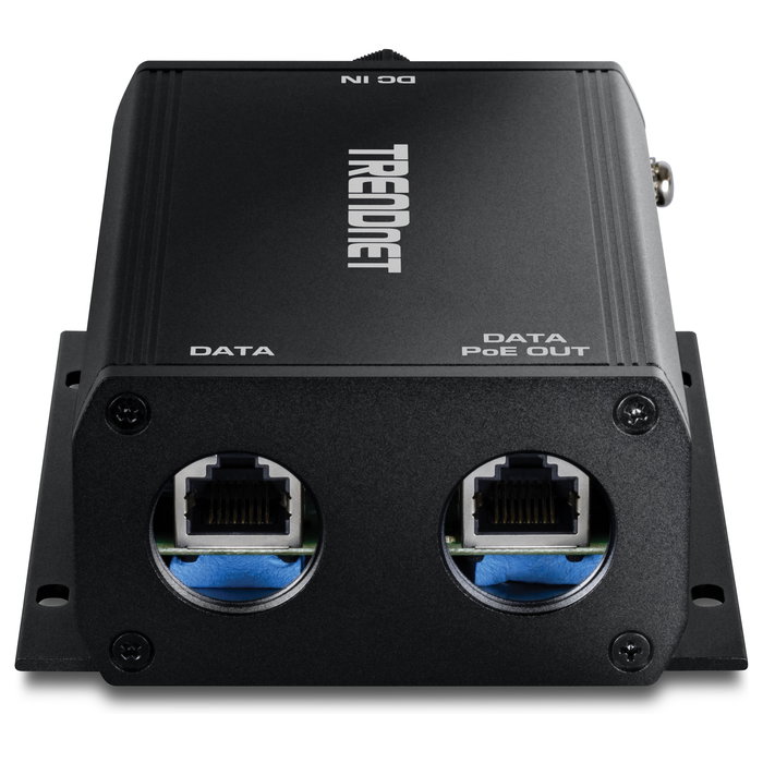 TRENDnet TI-O119GI Inyector PoE++ Gigabit para Exterior IP67, Negro, 10/100/1000 Mbit/s, IEEE 802.3bt, 95W, 24-57V, 2 Puertos RJ-45