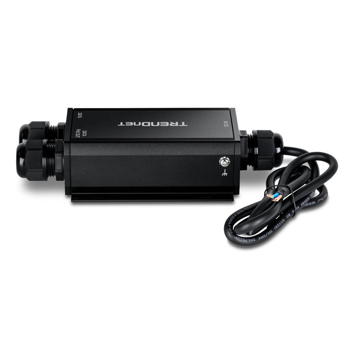 TRENDnet TI-O119GI Inyector PoE++ Gigabit para Exterior IP67, 95W, Negro