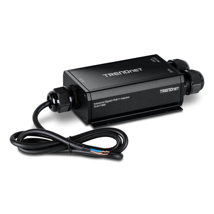 TRENDnet TI-O119GI Inyector PoE++ Gigabit para Exterior IP67, 95W, Negro