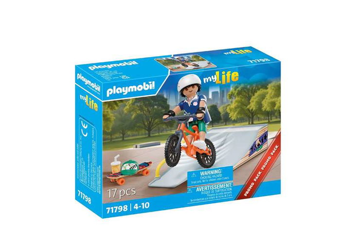 Playmobil Snowboarder con rampa de tobogán Playmobil Snowboarder con rampa de tobogán