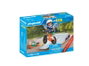 Playmobil Snowboarder con rampa de tobogán