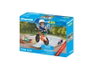 Playmobil Snowboarder con rampa de tobogán