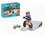 Playmobil Snowboarder con rampa de tobogán