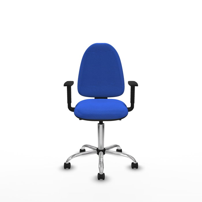 PIQUERAS Y CRESPO Silla de oficina Aýna Azul con mecanismo Asincro