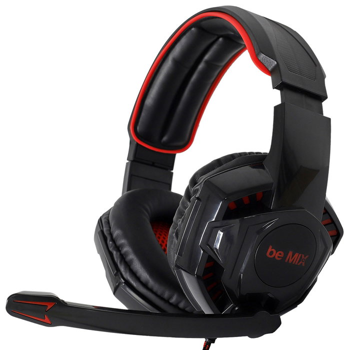 Be Mix Cascos con Micrófono Gamer Luminosos