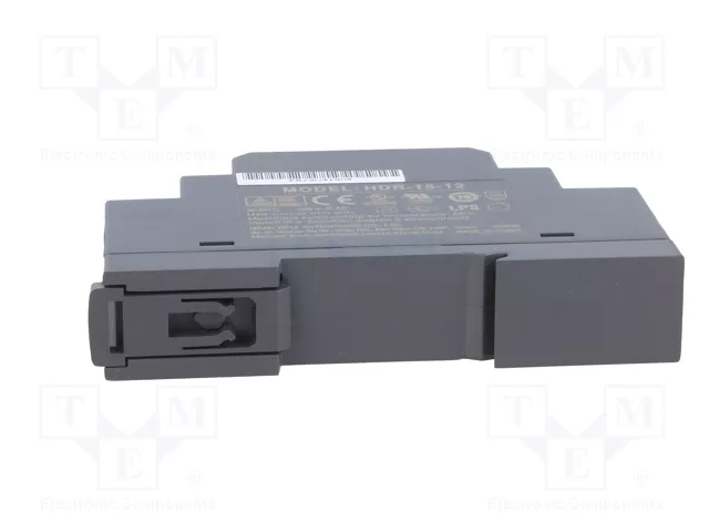 MEAN WELL HDR-15-12 Alimentador de impulso 15W 12V para carril DIN MEAN WELL HDR-15-12 Alimentador de impulso 15W 12V para carril DIN
