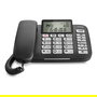 Gigaset DL580 Teléfono Analógico con Cable, Altavoz, 99 Entradas, Identificador de Llamadas, Negro