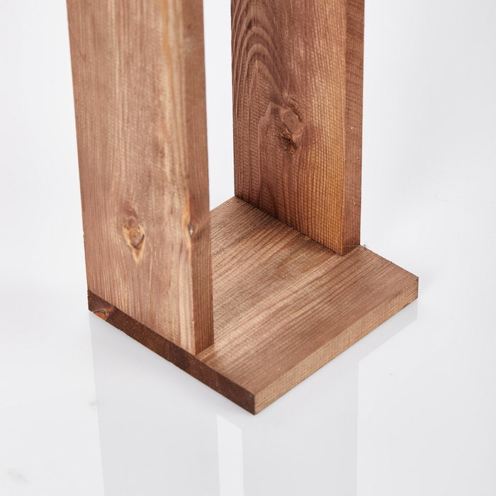 Aberto Design Portarrollos de Papel Higiénico de Madera Natural para Baño, Elegante y Duradero
