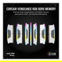 Corsair CMH64GX5M2B6000C30W 64GB DDR5 6000MHz CL30 Kit (2x32GB) Vengeance RGB W para PC