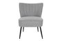 DKD Home Decor Sillón de Poliéster y Metal Gris