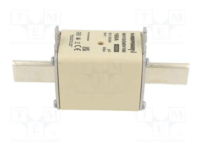 MERSEN Fusible NH1 de Cerámica Industrial 160A 690VAC MERSEN Fusible NH1 de Cerámica Industrial 160A 690VAC