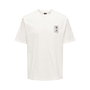 Camiseta de Manga Corta Hombre Only & Sons Onskace Rlx Jap Blanco XL