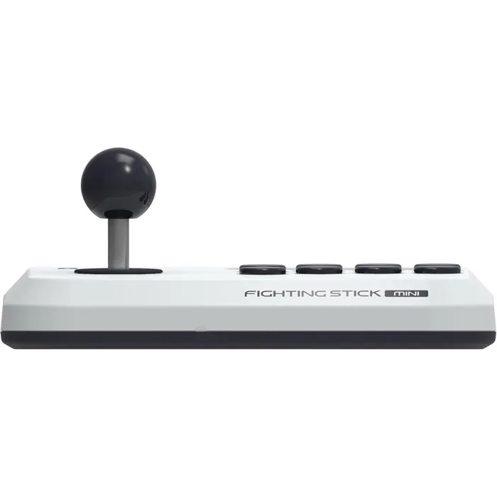 Hori Mando de Juego Mini Joystick de Lucha para PC, PS4, PS5, Con Cable, Color Blanco