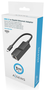 Aisens Conversor USB-C a Ethernet Gigabit 10/100/1000 Mbps A109-0765, Negro