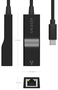 Aisens Conversor USB-C a Ethernet Gigabit 10/100/1000 Mbps A109-0765, Negro
