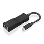 Aisens Adaptador USB-C a Ethernet Gigabit 10/100/1000 Mbps A109-0765 Negro