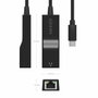 Aisens Conversor USB-C a Ethernet Gigabit 10/100/1000 Mbps A109-0765, Negro