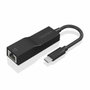 Aisens Conversor USB-C a Ethernet Gigabit 10/100/1000 Mbps A109-0765, Negro