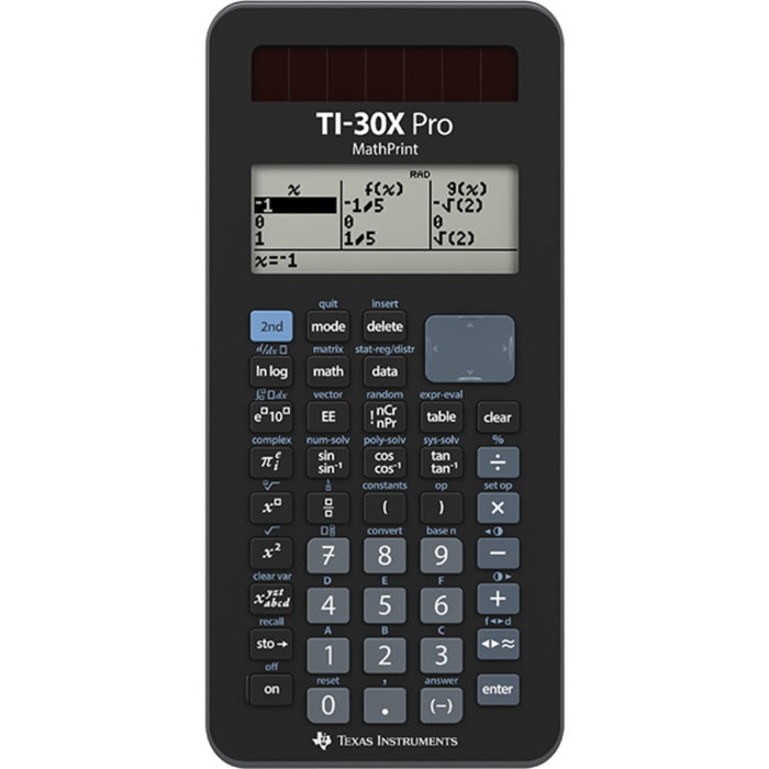 Texas Instruments TI 30X Pro MathPrint Texas Instruments TI 30X Pro MathPrint