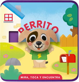 LIBROOKS Mira, toca y encuentra. Perrito