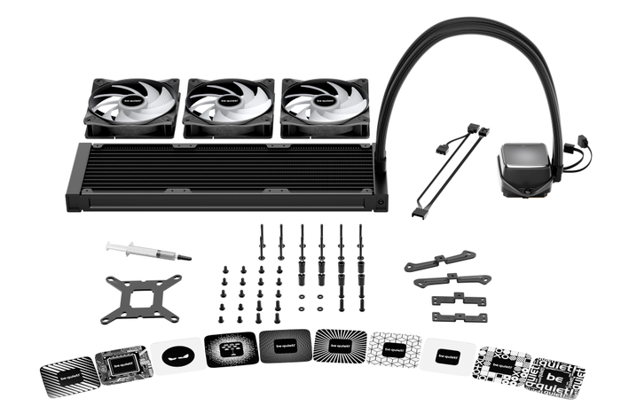 be quiet! PURE LOOP 3 LX Refrigeración Líquida AIO 120mm Negra con Ventiladores PWM RGB, Compatible con AMD AM5/Intel LGA1700 y Otros Sockets