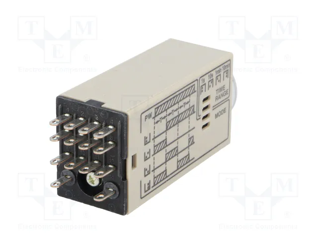 OMRON H3YN Relé de tiempo 4PDT 200-230VAC