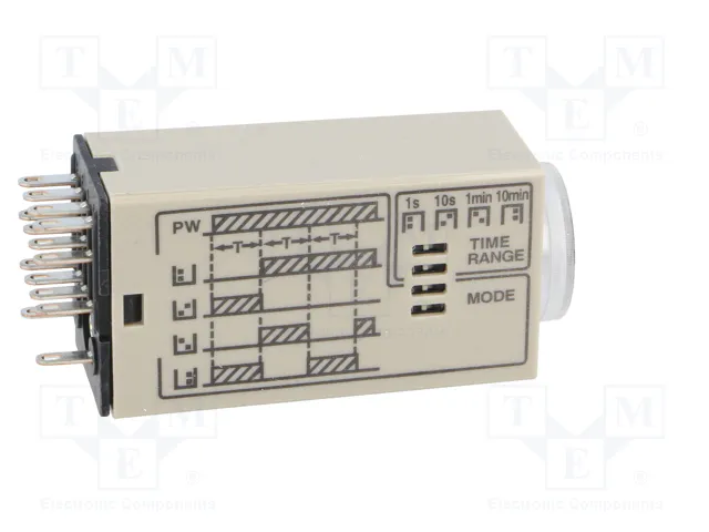 OMRON H3YN Relé de tiempo 4PDT 200-230VAC
