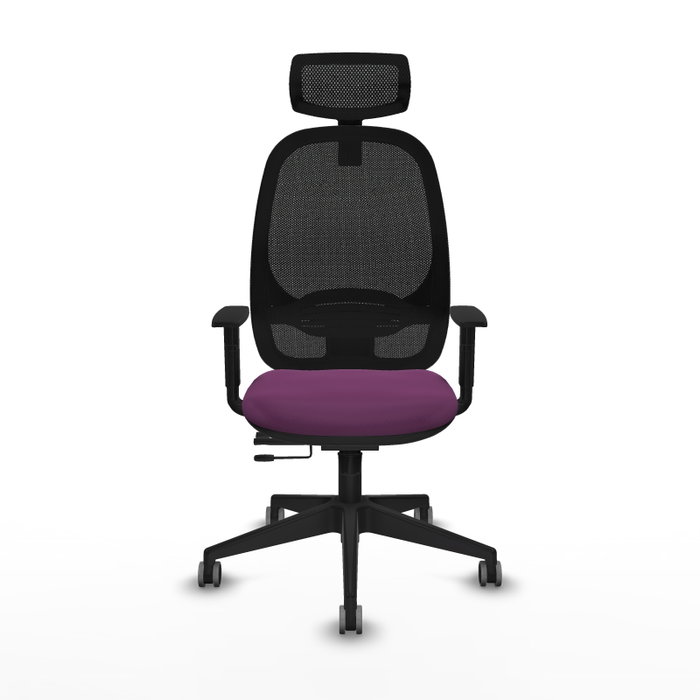 PIQUERAS Y CRESPO Silla de oficina Cilanco Morada con mecanismo Sincro/Traslack