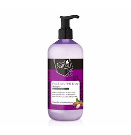 Real Natura Champú Sem Sal Pro-Lisos Anti Frizz Argan 500ml