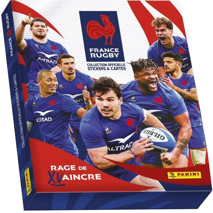 Panini PAN8051708004878 Caja Coleccionista Equipo de Rugby Francia Rage de Vaincre - Álbum, 18 Bolsillos, 3 Tarjetas Edición Limitada Panini PAN8051708004878 Caja Coleccionista Equipo de Rugby Francia Rage de Vaincre - Álbum, 18 Bolsillos, 3 Tarjetas Edición Limitada