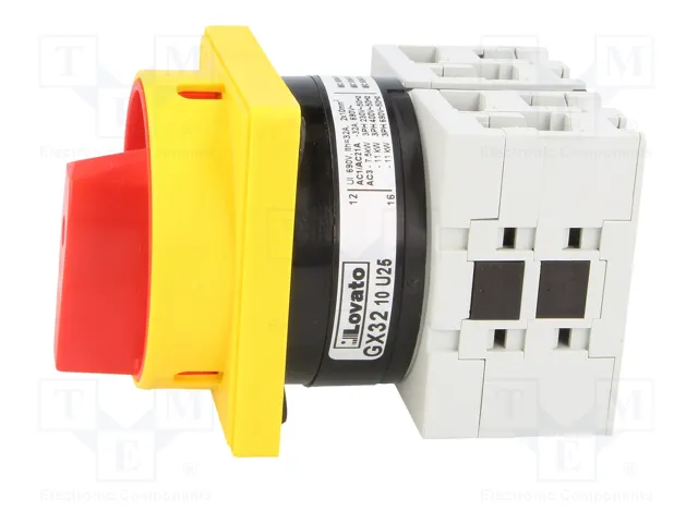 LOVATO ELECTRIC Interruptor de Leva 32A 2 Posiciones 0-1