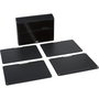 Joseph Joseph Folio Set de 4 tablas de cortar con estuche de acero inoxidable negro