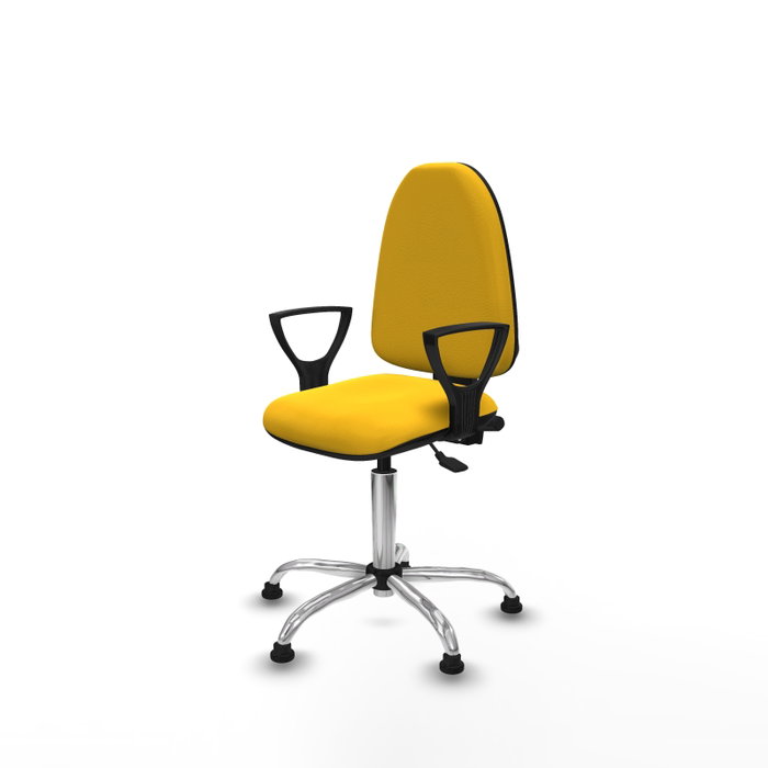 PIQUERAS Y CRESPO Silla de oficina Aýna Amarillo con mecanismo Asincro PIQUERAS Y CRESPO Silla de oficina Aýna Amarillo con mecanismo Asincro