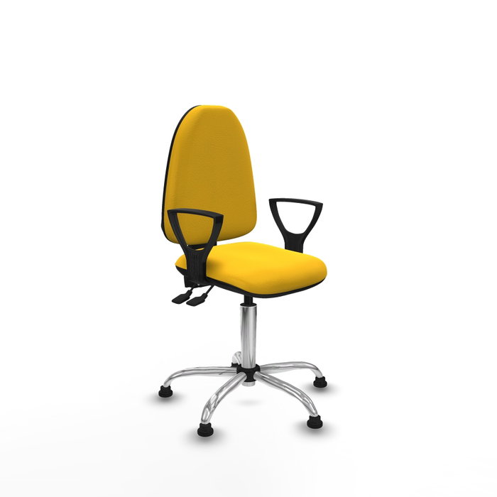 PIQUERAS Y CRESPO Silla de oficina Aýna Amarillo con mecanismo Asincro PIQUERAS Y CRESPO Silla de oficina Aýna Amarillo con mecanismo Asincro