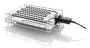 Haeger New Alabama Parrilla Eléctrica de Mesa, 2400 W, 1 Zona, Superficie 395 x 275 mm, Acero Inoxidable, Color Plata y Negro