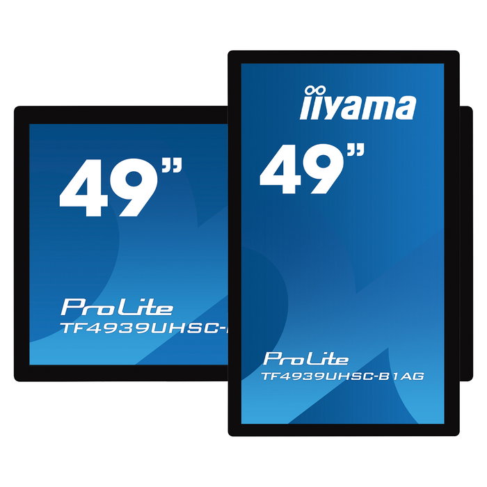 Iiyama ProLite TF4939UHSC-B1AG - Monitor Táctil 49" (124.5 cm) 4K Ultra HD IPS 16:9, 3840x2160, 60Hz, HDMI, DisplayPort