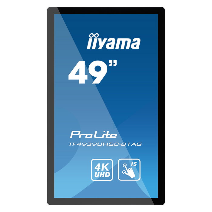 Iiyama ProLite TF4939UHSC-B1AG - Monitor Táctil 49" (124.5 cm) 4K Ultra HD IPS 16:9, 3840x2160, 60Hz, HDMI, DisplayPort