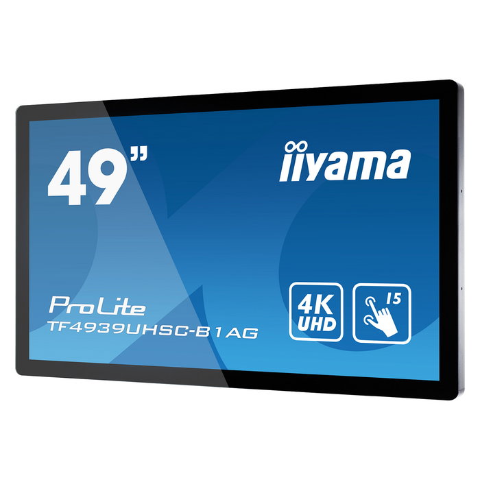 Iiyama ProLite TF4939UHSC-B1AG - Monitor Táctil 49" (124.5 cm) 4K Ultra HD IPS 16:9, 3840x2160, 60Hz, HDMI, DisplayPort