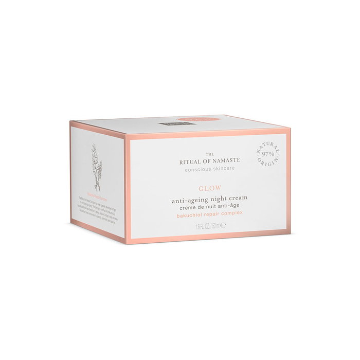 Rituals THE RITUAL OF NAMASTE glow anti-ageing night cream 50 ml con Bakuchiol para rejuvenecimiento