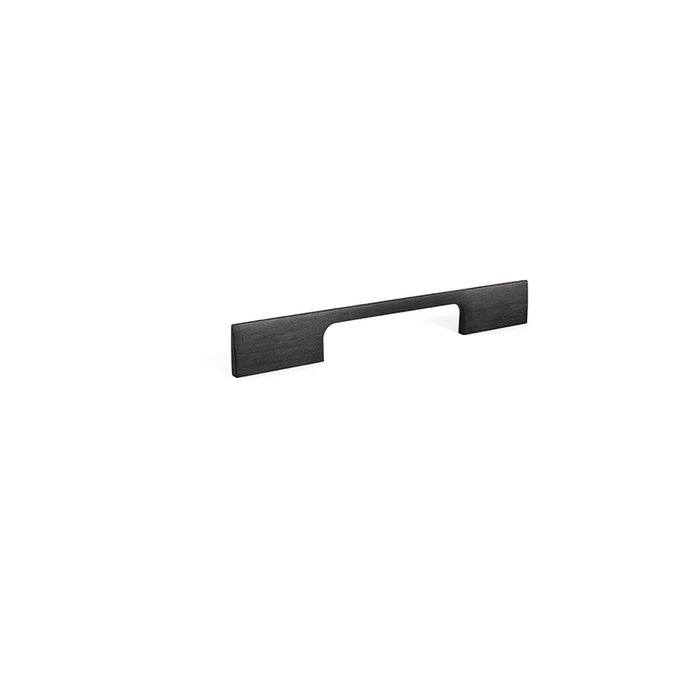 Viefe Tirador Aluminio Peak Acabado Negro Cepillad Dist. Agujero 192 Mm