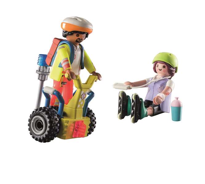 PLAYMOBIL Starter Pack Rescate con Balance Racer City Life 71257 PLAYMOBIL Starter Pack Rescate con Balance Racer City Life 71257